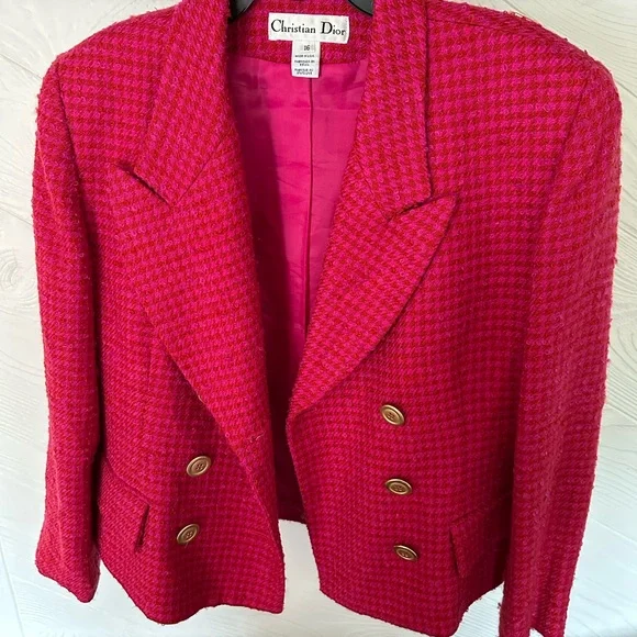 Dior Women's Vibrant Pink Suit Set - Picture 2 of 6